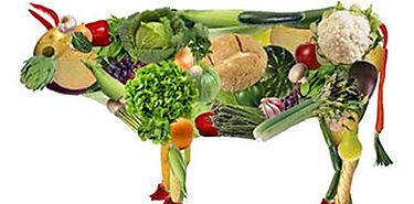 Los vegetarianos contaminan la mitad que la gente que come carne